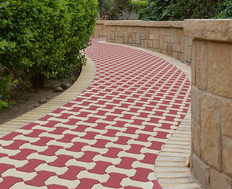 اشكال متنوعة من الانترلوك